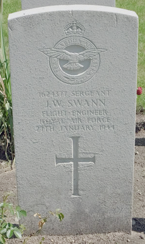 Sgt Joseph William Swann<br /><br /><br />died on active duty - January 27th, 1944
